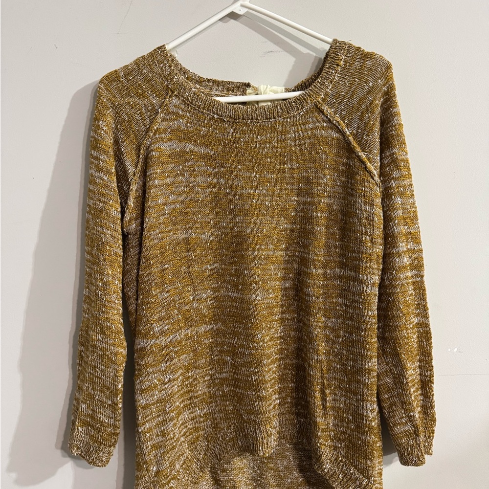 T2 Love Women's Golden Knit Sweater